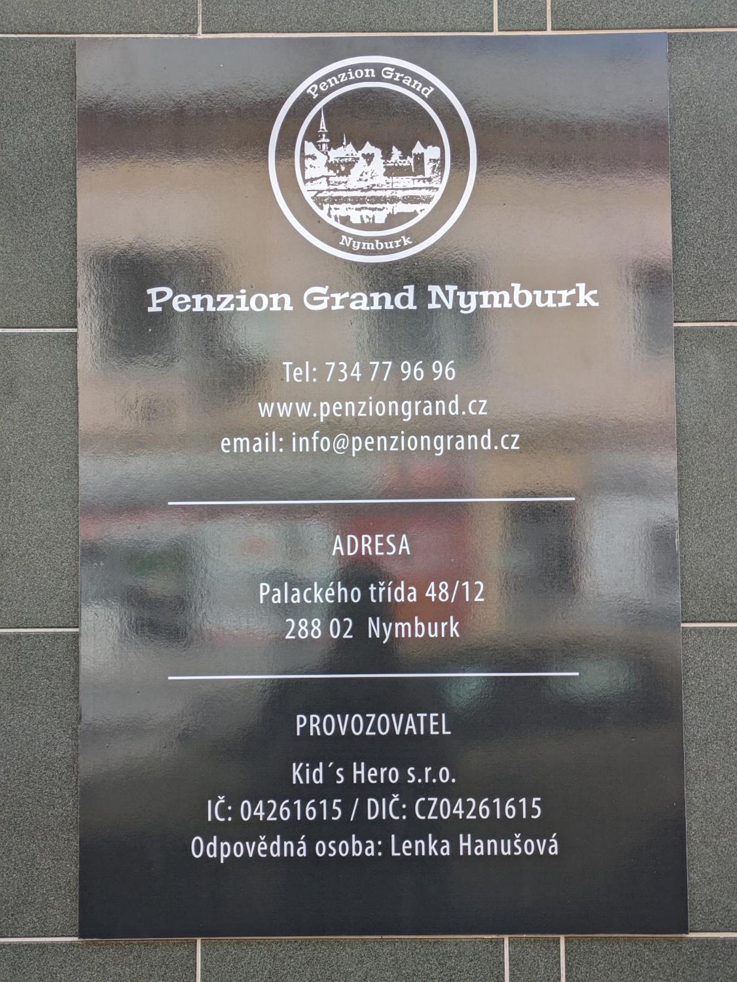 Penzion Grand Nymburk Exterior foto
